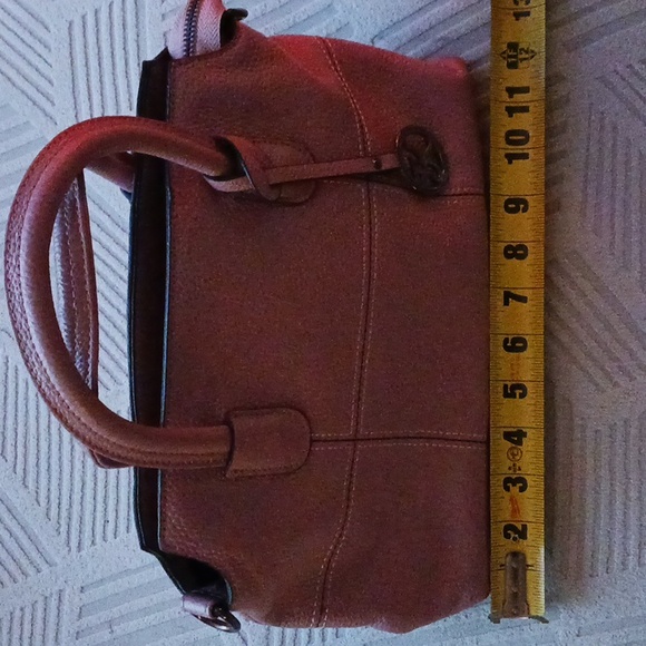 Pink Pastel MAKE ME ANY OFFER Leather Handbag with Katee Logo Charm Silvertone - Picture 11 of 14